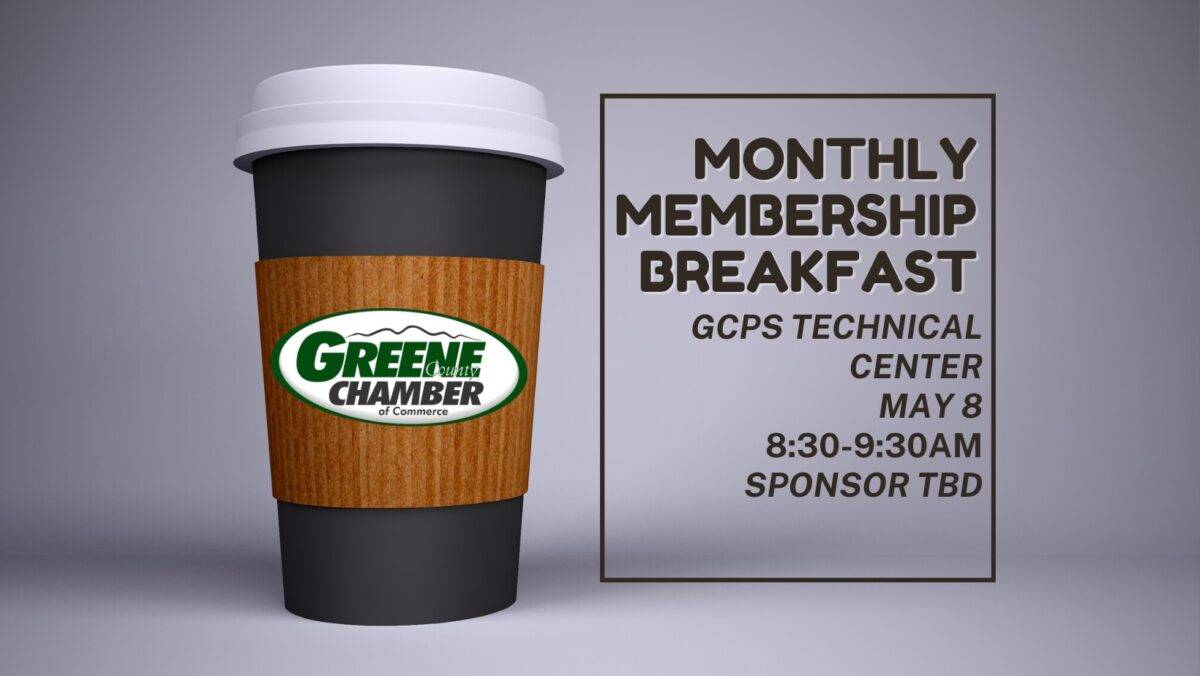 May 2024 GCOC Monthly Membership Breakfast @ Greene County Techical Education Center | Stanardsville | Virginia | United States