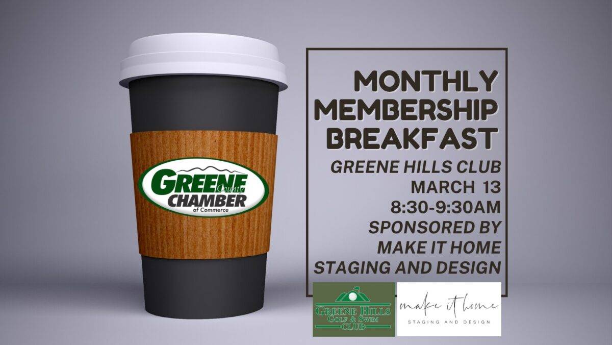 March 2024 GCOC Monthly Membership Breakfast @ Greene Hills Golf & Swim Club | Stanardsville | Virginia | United States